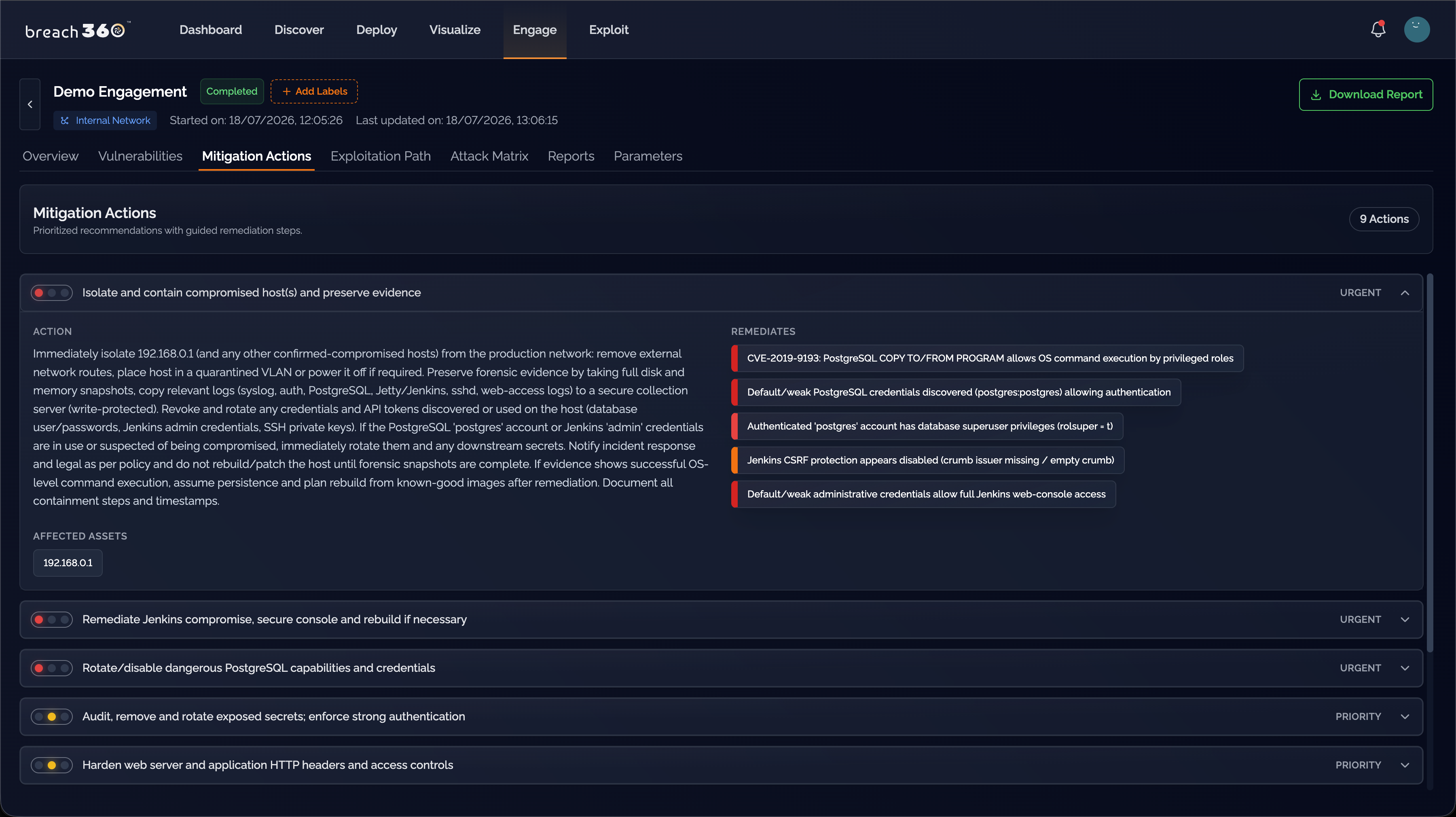 Breach360 Network Step 5