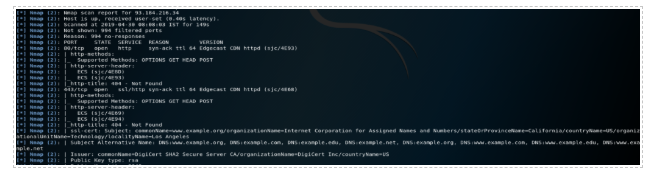 GoLismero N-Map Output 