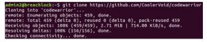 Cloning CodeWarrior repository from GitHub