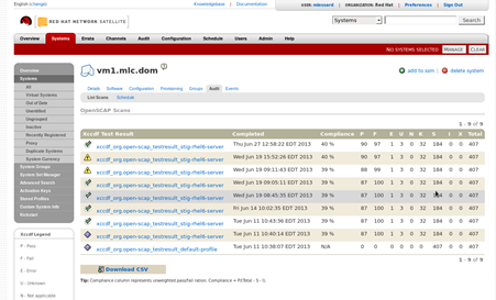 Figure 2: OpenSCAP user interface