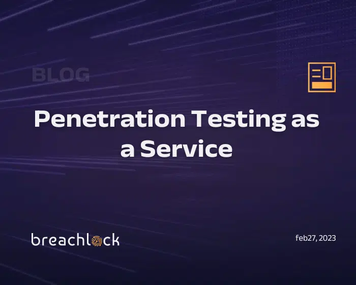Penetration Testing as a service