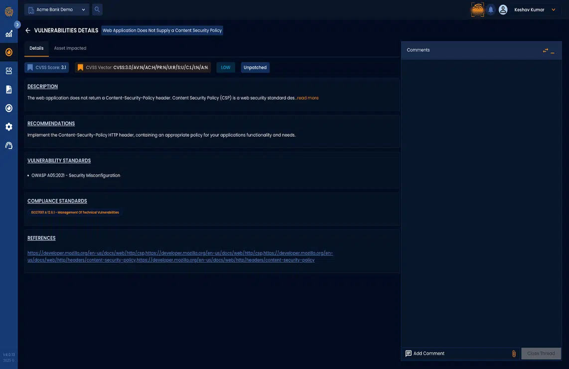 NGPTaaS 4.0 ASM Vulnerabilities