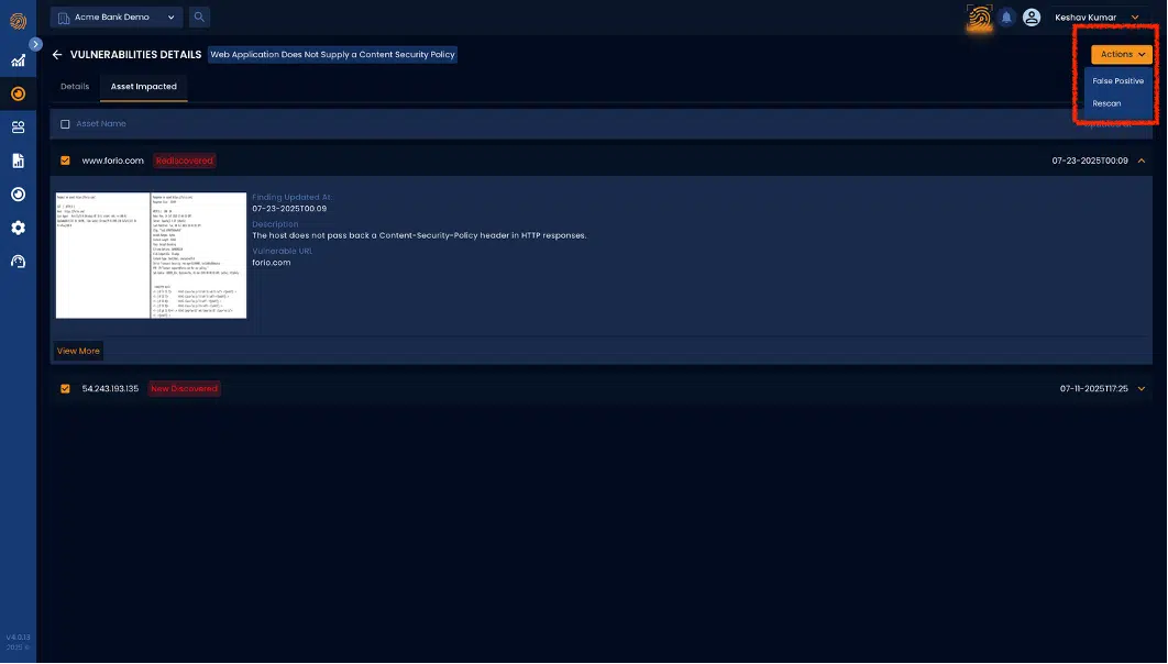 Vulnerabilities NGPTaaS v4.0
