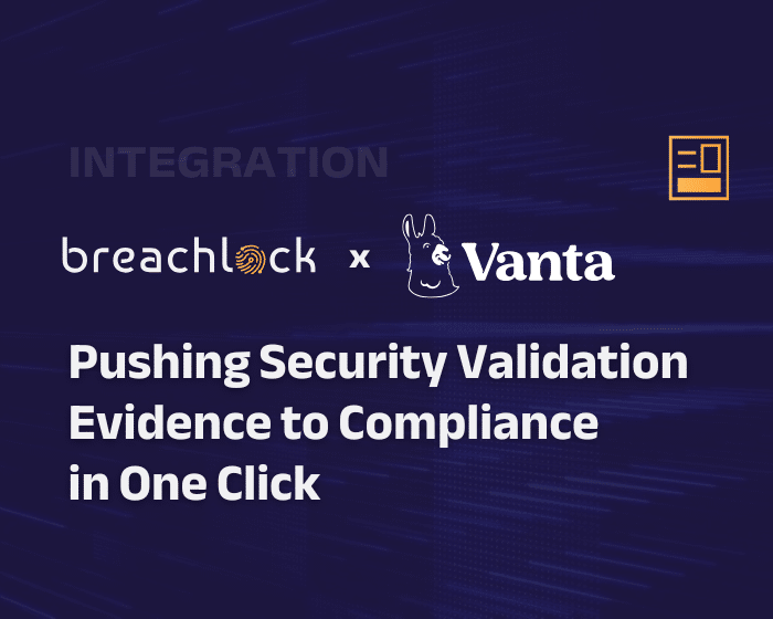 BreachLock x Vanta Integration Blog Cover