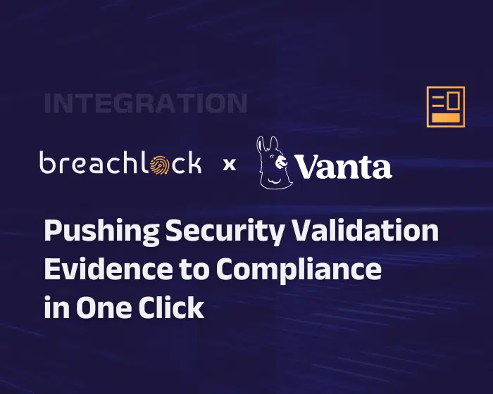 BreachLock x Vanta Integration Blog Cover
