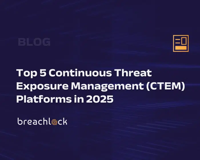 Blog Cover - Top 5 Continuous Threat Exposure Management (CTEM) Platforms in 2025