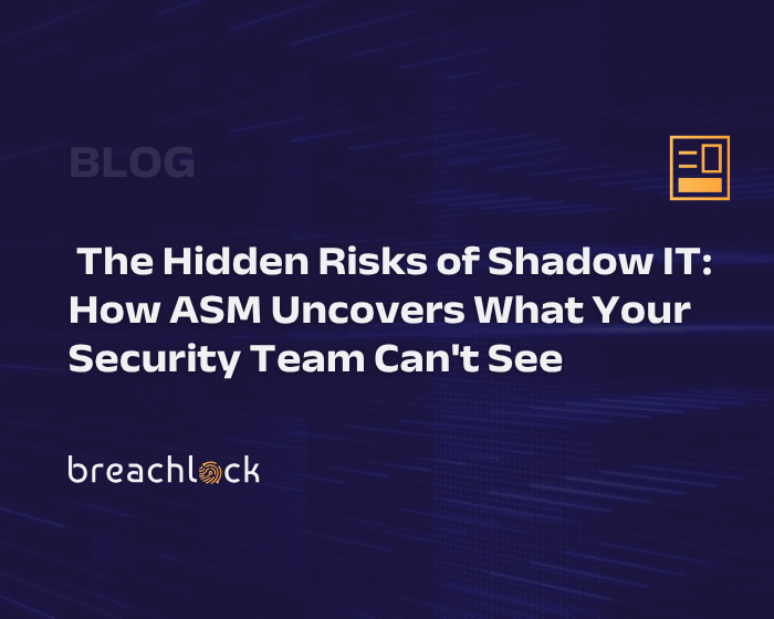 The Hidden Risks of Shadow IT: How ASM Uncovers What Your Security Team Can't See