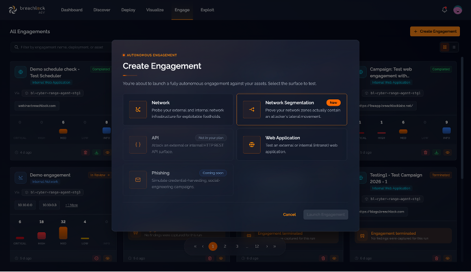 Picture3_Create Engagement_BreachLock Unified Platform