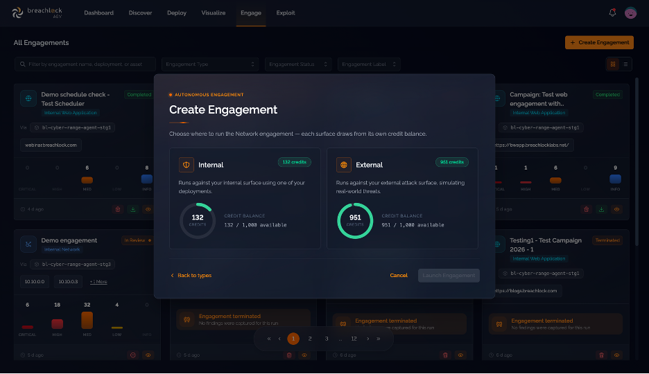 Picture5_Create Engagement Internal vs External_BreachLock Unified Platform